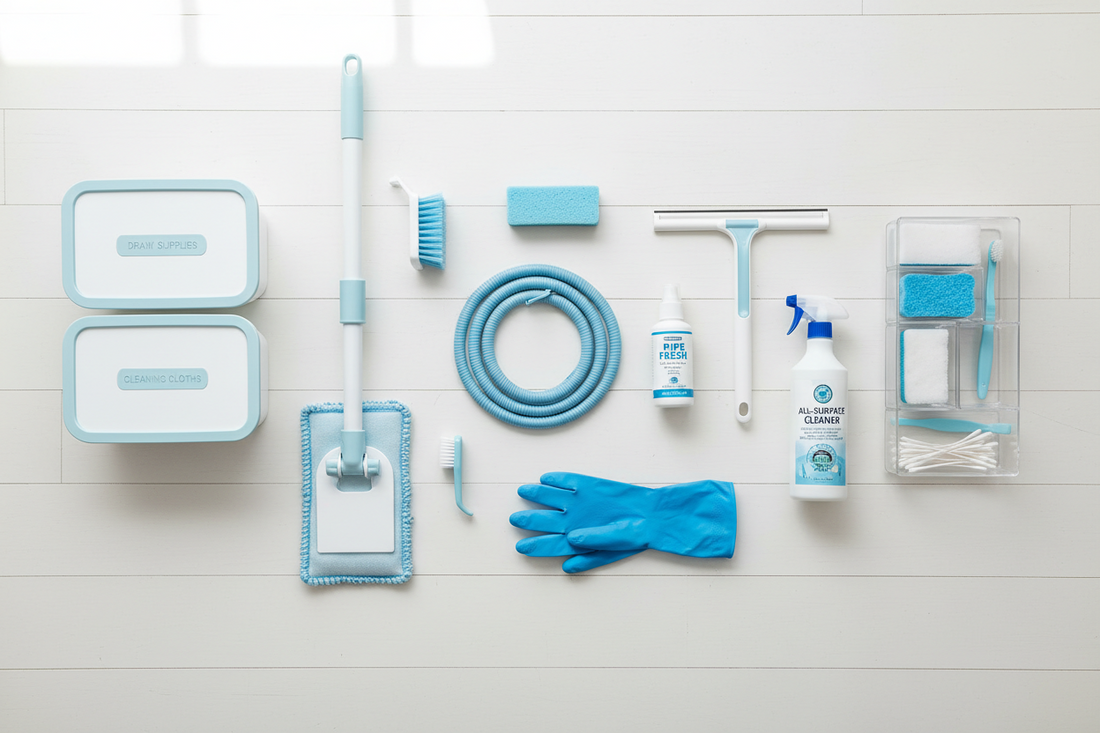 A Cleaner Home Starts Here: Drain Cleaning Equipment, Essential Cleaning Tools, and Smart Storage Solutions