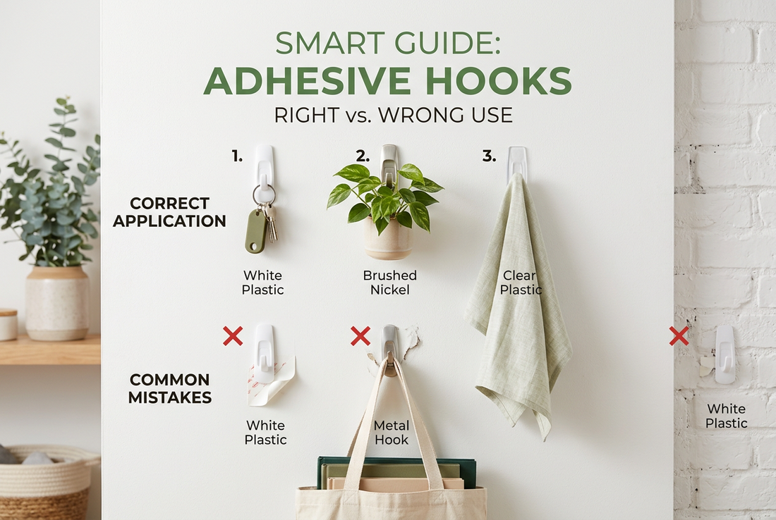 Common Adhesive Hooks Mistakes and How to Avoid Them