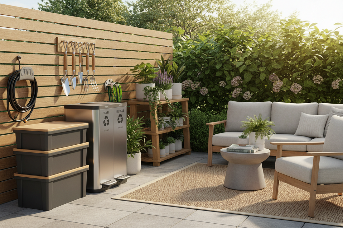 Keep Outdoor Spaces Clean and Organized with Durable Storage, Waste Solutions, and Everyday Essentials