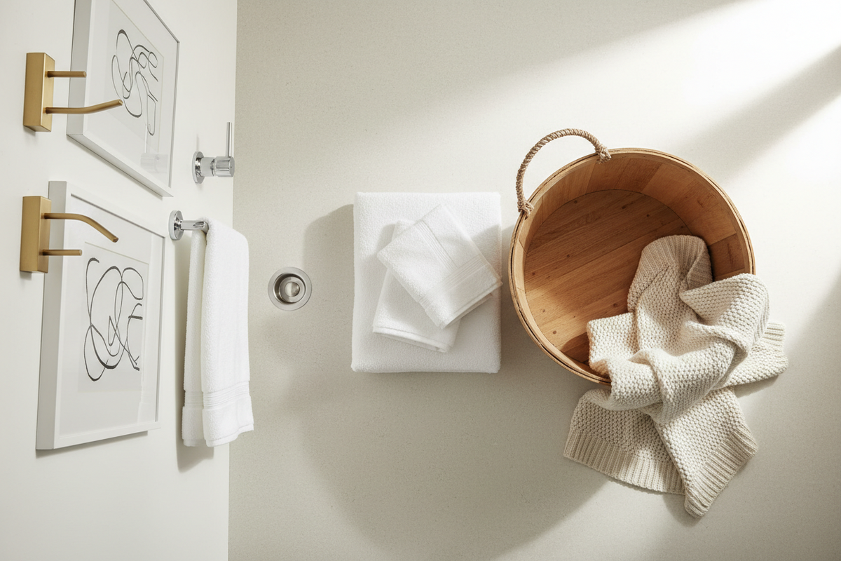 Laundry, Picture Hangers & Bathroom Fixtures: Practical Home Essentials That Improve Everyday Living