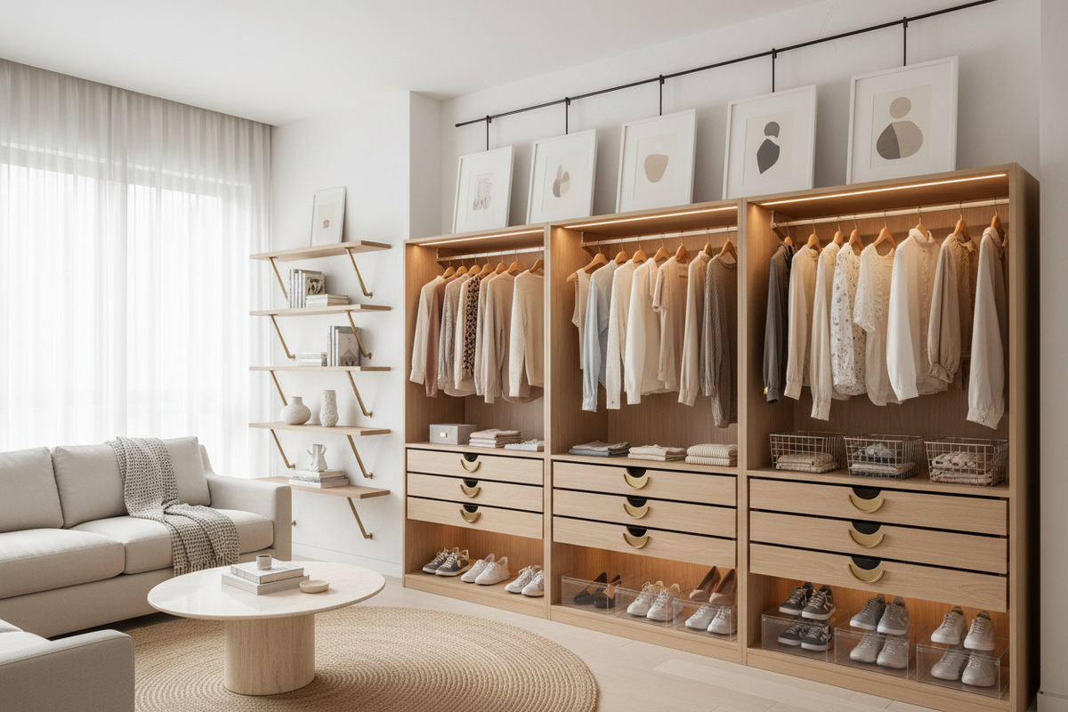 Maximize Space and Efficiency With Clothing & Closet Storage, Picture Hangers, and Furniture Accessories