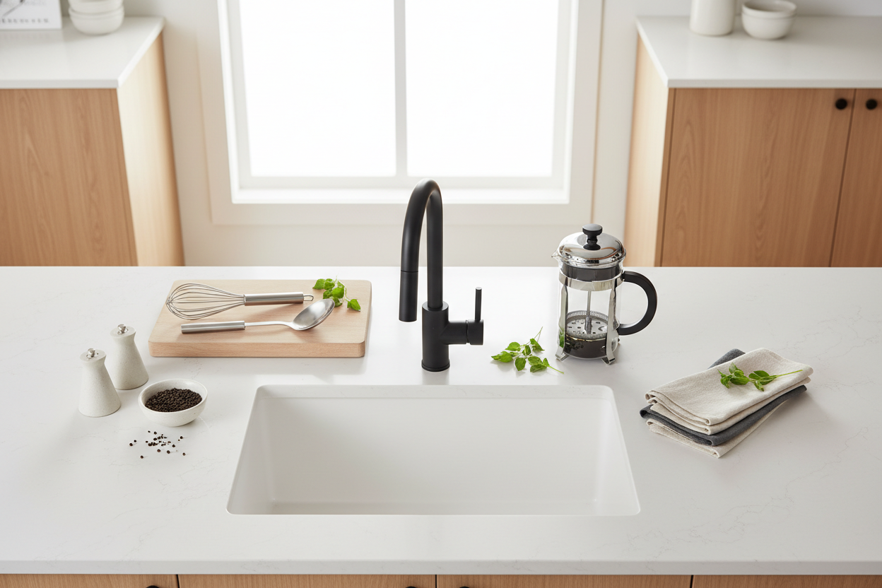 Modern Kitchen Efficiency: Kitchen Fixtures, Kitchen Utensils & Gadgets, and Kitchen & Table Linens