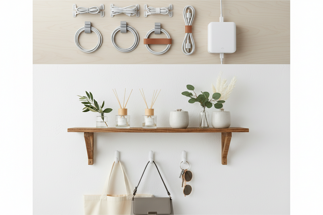 Organized and Fresh Homes: Cord Management, Home Fragrance & Air Fresheners, and Adhesive Storage Hooks