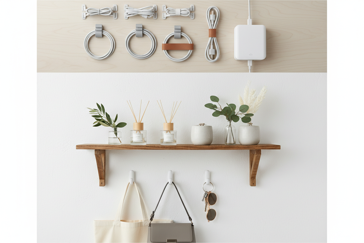 Organized and Fresh Homes: Cord Management, Home Fragrance & Air Fresheners, and Adhesive Storage Hooks