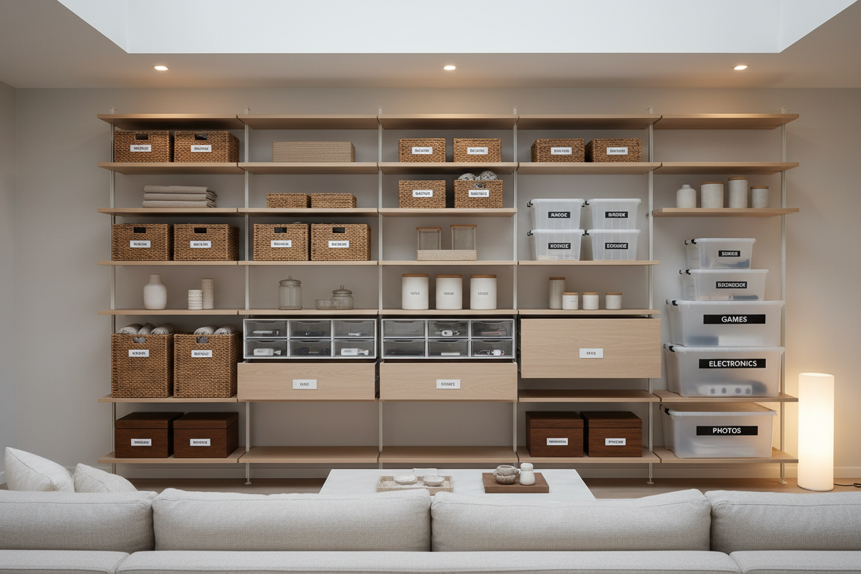 Smart Home Organization Systems Using Home Organization, Storage & Organization, and Labels