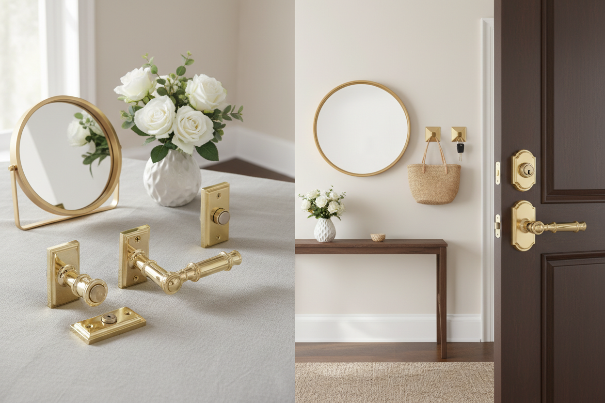 Stylish Entryways: Door Hardware & Locks, Home Décor Accents, and Adhesive Hooks
