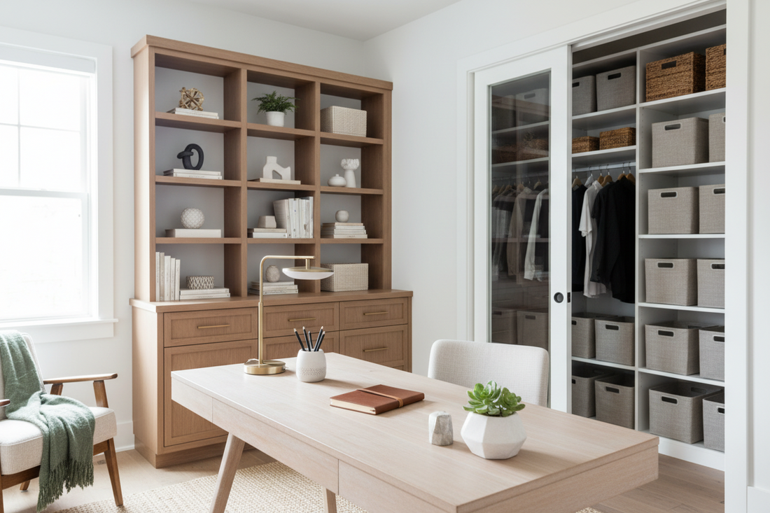 The Organized Home Office: Desk Accessories, Furniture Accessories, and Closet Storage Essentials
