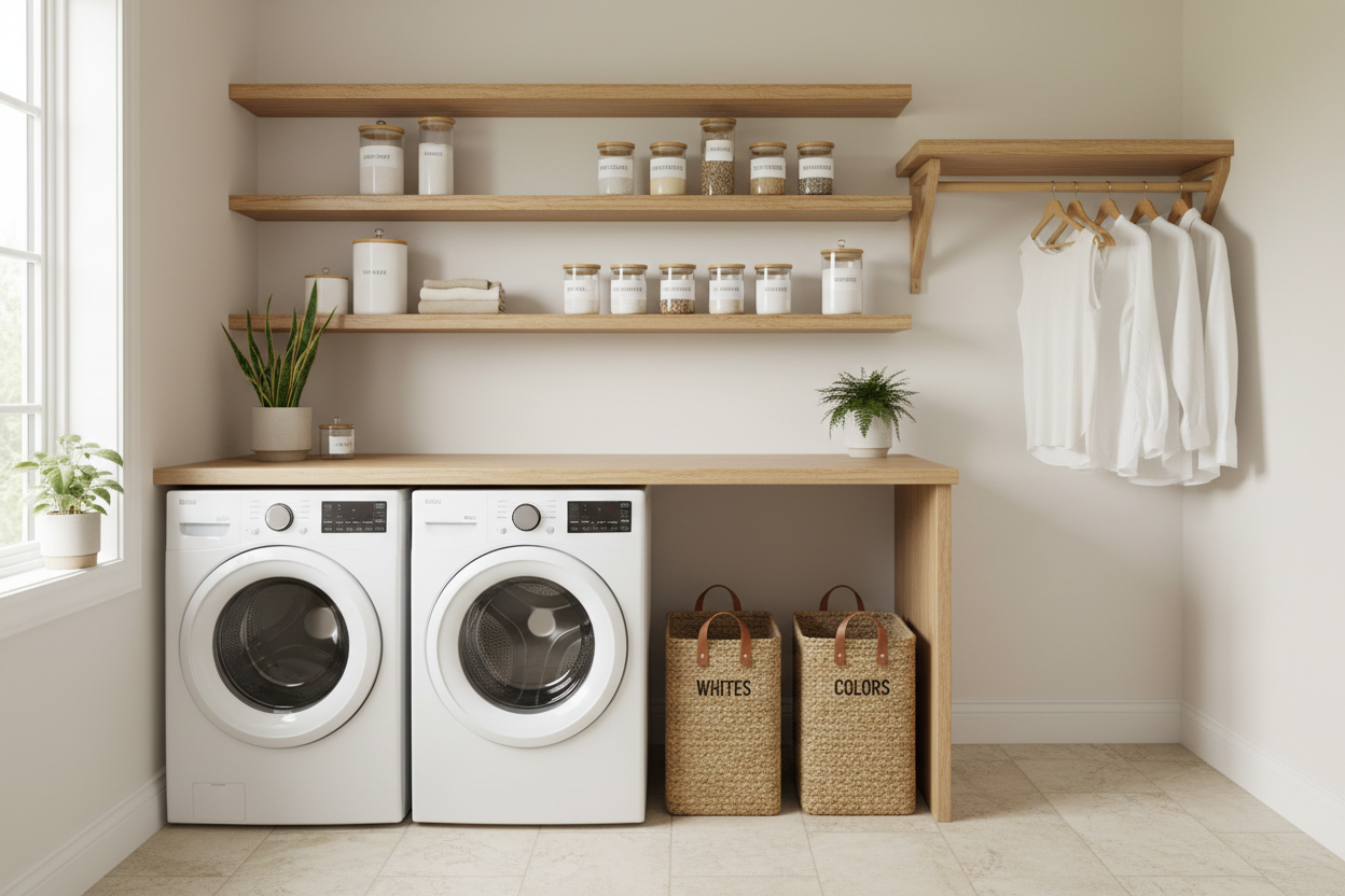 Transform Your Laundry Room into an Organized Haven: Smart Storage Solutions That Simplify Every Wash