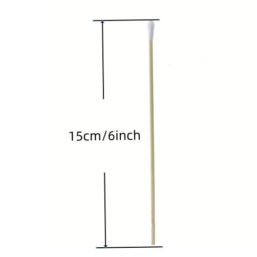 400 Pcs Cotton Swabs, 6 Inch Long Ear Buds - Image 2