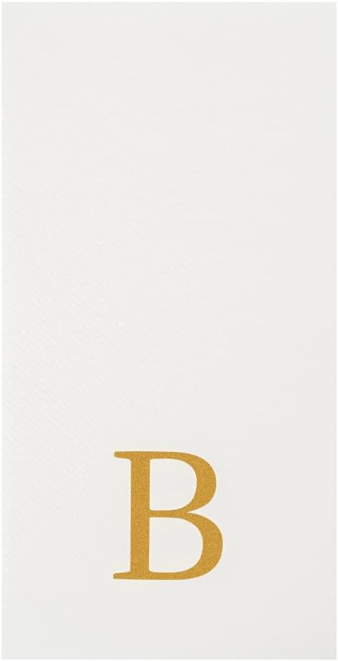 Luxenap 15.8 X 7.9 Inch Linen-Feel Guest Towels, 50 Lettered Hand Towels - Image 10