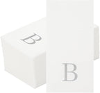 Luxenap 15.8 X 7.9 Inch Linen-Feel Guest Towels, 2000 Lettered Hand Towels - Image 2