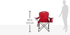 Coleman Portable Camping Chair with 4-Can Cooler, Cushioned Seat & Back with Side Pockets & Cup Holder, Carry Bag Included, Great for Camping, Tailgating, Firepits, Patio, & More - Image 3