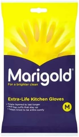 Marigolds 2 x Extra Life Kitchen Gloves Medium 2 Pairs - Image 2