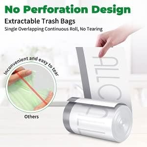 ALLCLEAN Small Trash Bags 4 Gallon - Image 4