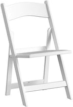 Flash Furniture Hercules Series Folding Chairs for Weddings and Formal Events, Stackable Commercial Event Seats with 1,000-lb. Static Weight Capacity, Set of 2, White - Image 5