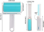 Sticky Lint Roller 3 Pack, Reusable Washable Lint Roller Pet Hair Remover - Image 5