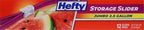 Hefty Slider Jumbo Storage Bags, 2.5 Gallon Size - Image 3