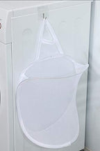 Small Mesh Hanging Laundry Hamper Basket, Mesh Hamper, Wall Dirty Clothes basket - Image 3