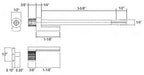 Nuk3y Door Saver 2 II Hinge Pin Stop Fits All 3"" to 4-1/2"" Residential Hinges - Image 3