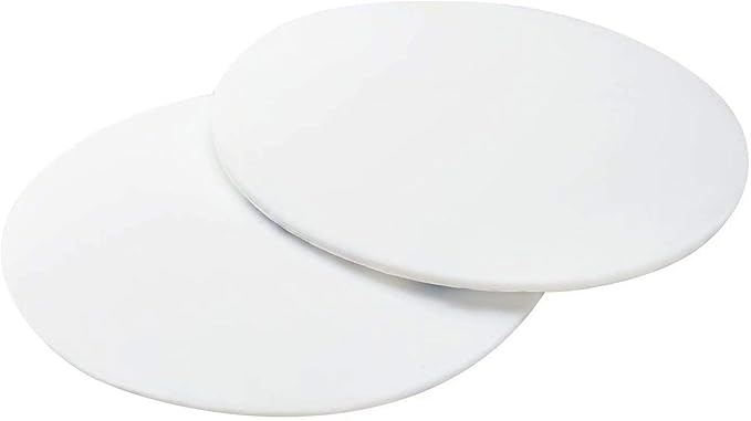Door Knob Wall Shield, Large White Round Soft Door Stopper Wall Protector - Image 3
