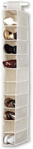 BINO 10-Shelf Shoe Closet Organizer by BINO