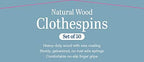Whitmor Set of 50 Wooden Clothespins - Image 4