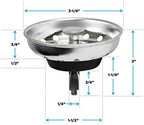 Highcraft FAUC97333-2 Kitchen Sink Basket Strainer Replacement - Image 3