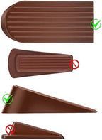 Door Stopper 2 Packs Heavy Duty Wedge Rubber Door Stop Works on All Floor - Image 6