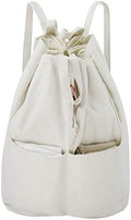 100% Breathable Cotton Canvas Laundry Backpack Bags by iwillCREATEPRO