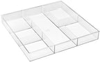 Whitmor Clear 6-Section Drawer Organizer | by Whitmor