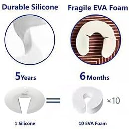 Door Pinch Guard and Door Slam Stopper, Durable Silicone Door Finger Pinch Guard - Image 2