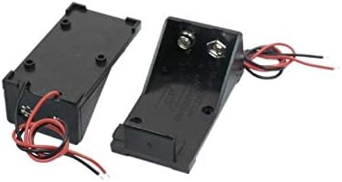 10pcs Two Wire Leads Spring Clip 9V Battery Holder Case Storage Box - Image 5