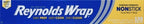 Reynolds Wrap Non Stick Aluminum Foil, Nonstick Aluminum Foil Roll, Prevents - Image 2