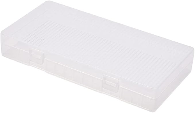 Heyiarbeit 8 x 18650 Battery Storage Case Holder Organizer Box Transparent by Heyiarbeit