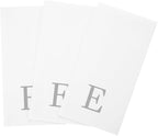 Luxenap 15.8 X 7.9 Inch Linen-Feel Guest Towels, 50 Lettered Hand Towels - Image 12