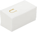 Luxenap 15.8 X 7.9 Inch Linen-Feel Guest Towels, 50 Lettered Hand Towels by Restaurantware