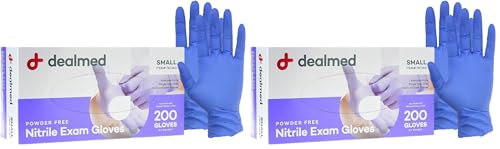 Dealmed Nitrile Exam Gloves Small by Dealmed