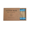 Color Premium Cotton Swabs Natural Cotton Buds Biodegradable Organic Double Tips by FANPOIBeauty