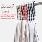 2 Pcs Kitchen Cotton Classical Striped Towel/Absorbent Towel/Hanging Towel/Hand - Image 7