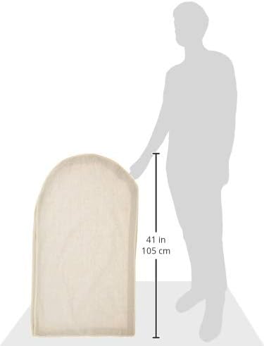 Whitmor Zippered Garment Bag Natural Linen - Image 4