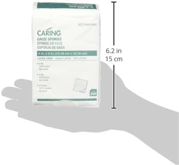 Medline Non-Sterile Cotton Woven Gauze Sponges, 8 Ply, Case of 4000 - Image 6