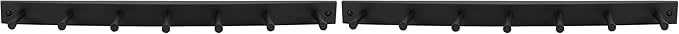 Spectrum Diversified Wood Hook Rack, 7 Peg by Spectrum