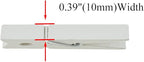 HAHIYO White Wooden Clothes Pins Clothespins Wide Do NOT Fall Apart 2.87 inches - Image 3