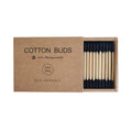 Color Premium Cotton Swabs Natural Cotton Buds Biodegradable Organic Double Tips by FANPOIBeauty