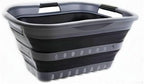 SAMMART 30L Collapsible 3 Handled Plastic Laundry Basket - Image 8