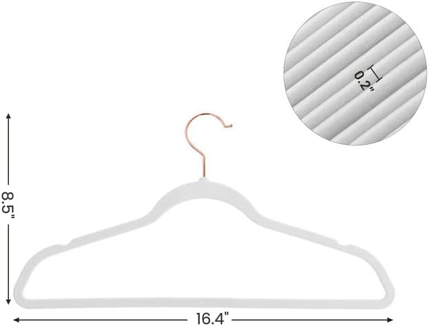 SONGMICS Slim Velvet Hangers, Non-Slip Clothes Hangers - Image 5