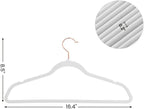 SONGMICS Slim Velvet Hangers, Non-Slip Clothes Hangers - Image 5