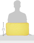 Buffalo Industries 13" x 24" 100% Cotton Fully Hemmed Yellow Flannel Dust Cloths - Image 3
