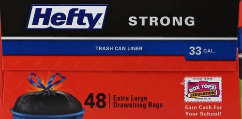 Hefty Strong Extra Large Trash Bags, 33 Gallon - Image 13