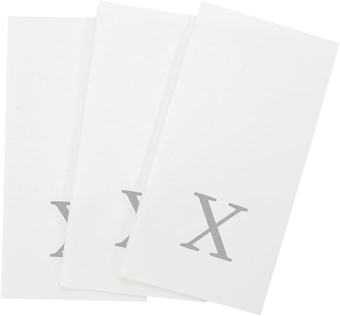 Luxenap 15.8 X 7.9 Inch Linen-Feel Guest Towels, 50 Lettered Hand Towels - Image 10
